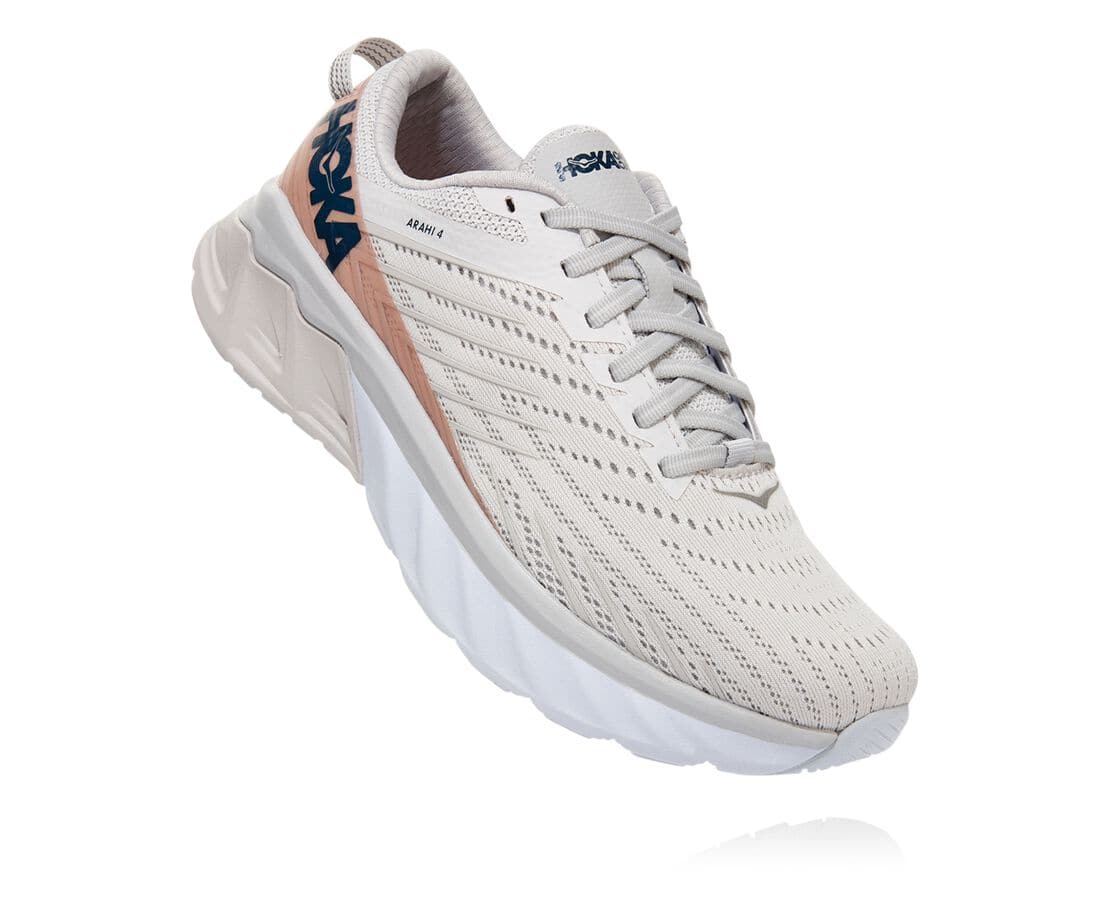 Hoka One One Arahi 4 Philippines - Womens Stability Running Shoes - Beige | YM2063174